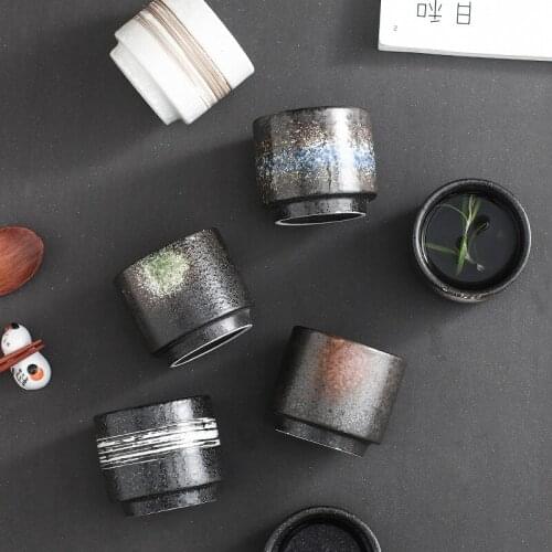 200ML ceramic tea cup porcelain teacups chinese kung fu cup Whiskey Glass Drinkware Latte Japanese Coffee Cup