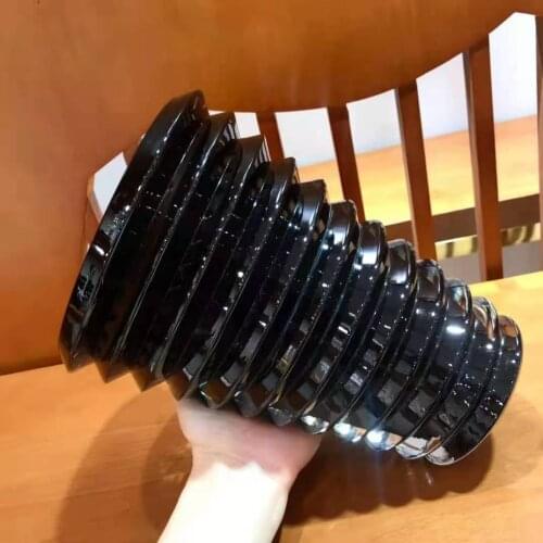 7kg 30x20cm Elliptic type crystal Transparent vase gift