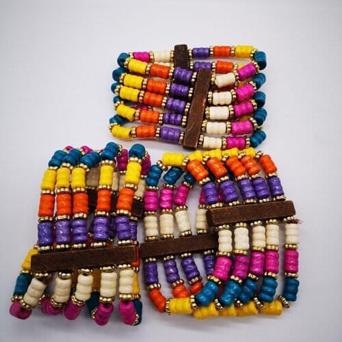 Free Shipping!! African Wooden Beaded Bracelets