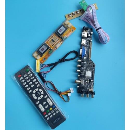 Kit For LM201WE3 TL Monitor 4 CCFL Panel Screen HDMI USB VGA Digital 1680x1050 TV Controller Board Driver Remote LCD AV DVB-T