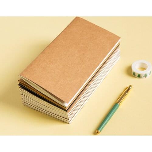 Travelers travel diary traveler notebook notepad standard cowhide paper replacement travel journal filler papers