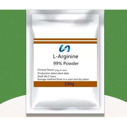 Hot selling food grade high purity L-arginine powder, L-arginine powder, amino acid supplements, improve exercise tolerance