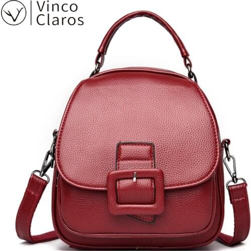 High Quality PU Leather Mini Backpack Purse for Women Cute Small Mochila Luxury Brand Designer Bags Back Pack Travel New Bagpack