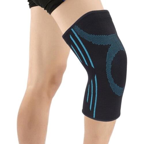 Toms Hug Knee Brace Support Sleeve1 Pair Knee Pad Protector Warm for Jogging Running and Joint Pain Relief Sky Blue Kneepad