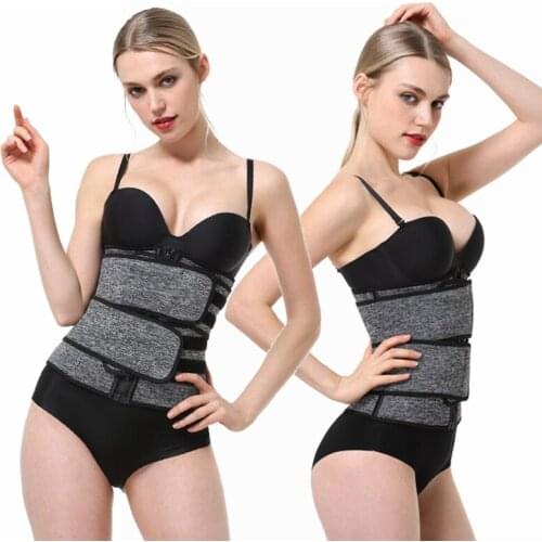 Neoprene Sweat Sauna Shaper Body Faja Shapewear Women Weight Loss Workout Fitness Sweat Belt Waist Trainer Corset Cincher XS-6XL