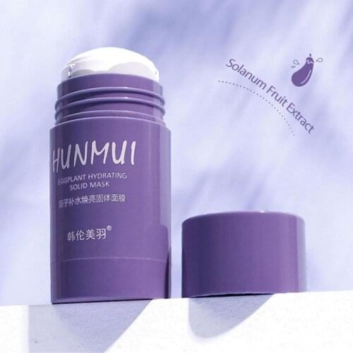 Cleansing Green Stick Green Tea Stick Mask Purifying Clay Stick Mask Oil Control Anti-acne Eggplant Skin Care Whitening Tools