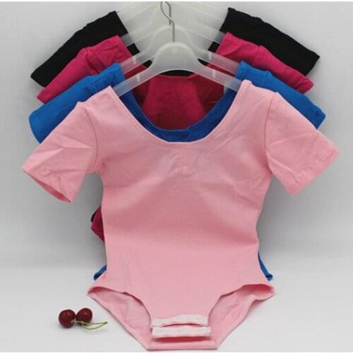 Short Sleeve Ballet Dance Clothing for Girl Bodysuit Leotard Cotton Dancewear Baby Ballet Tutu Dance Dress Swan Dance Costume 89