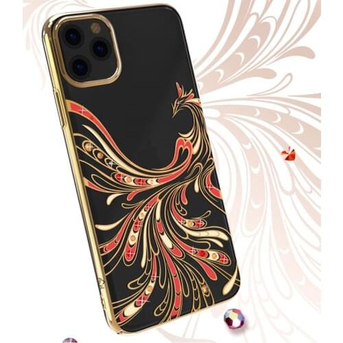 Original Kavaro Luxury Brand Rhinestone Case For iPhone 11 Pro/11 Pro Max/11 Funda Clear Crystal Diamond Hard Cover For Ladies