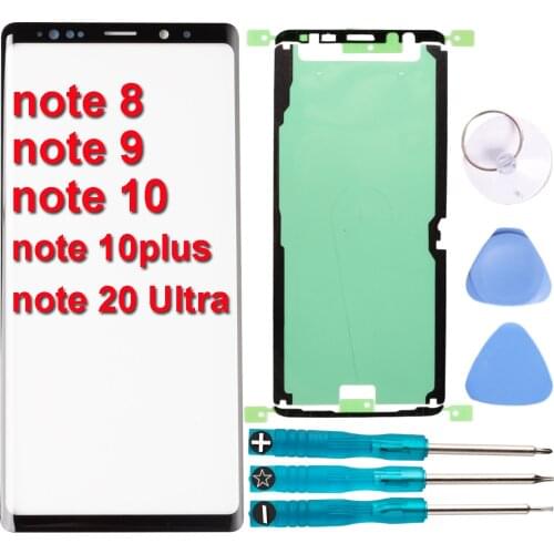 1set NEW Front Screen Panel Glass Repair Part For Samsung Galaxy Note 8 Note 9 LCD Screen Display +Tools