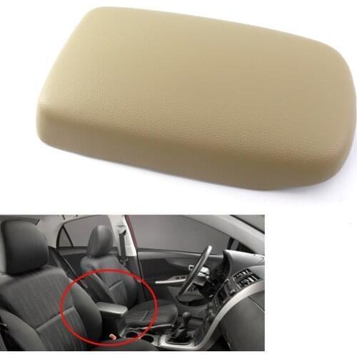Fits for Toyota Corolla 2009-2013 Armrest Cover Center Console Lid with Base Plate Beige
