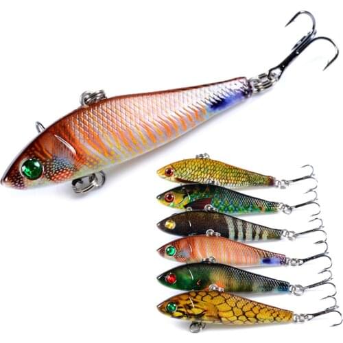 1pcs 6.5cm 8.5g Artificial Bait metal Fishing Lures Jig Winter Minnow Hard Sea River Vib Ice Goods For Wobbler For Trolling
