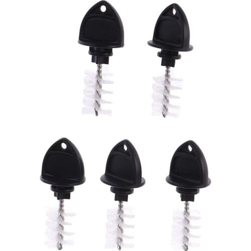 5Pcs/Lot Draft Beer Tap Clean Sanitary Caps Brush Home Brew Beer Faucet Cap Plug Taproom Bar Accessories