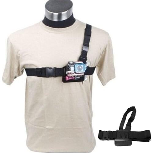 Gosear Shoulder Chest Camera Harness Adapter Strap Belt Band for Gopro Go Pro Hero 5 4 3 2 Xiaomi Xiomi Yi 2 4k 4 k Eken H9