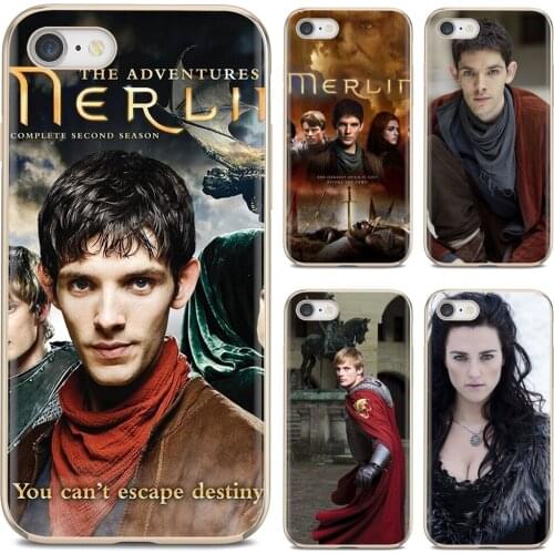 For Samsung Galaxy Note 3 4 5 8 9 S3 S4 S5 Mini S6 S7 Edge S8 S9 S10 Plus Merlin Season 5 Silicone Shell Cover