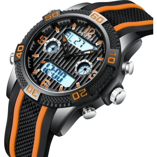 Top Brand Sport Wrist Watch Men Military Quartz Waterproof Watches LED Digital Watches Men Chronograph Wristwatch Clock Male