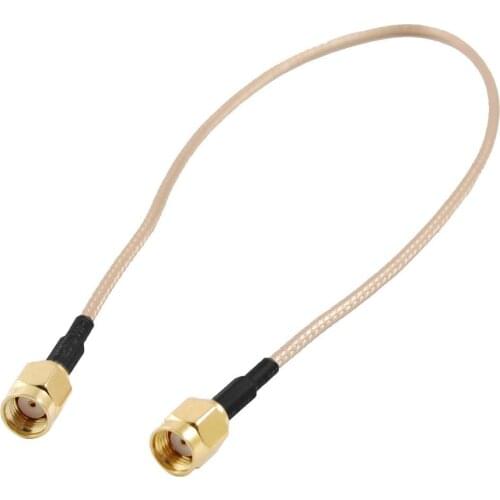 T-Best In Aliexpress promotion 12" RP-SMA Male to RP SMA Male Plug RF Pigtail Cable RG316