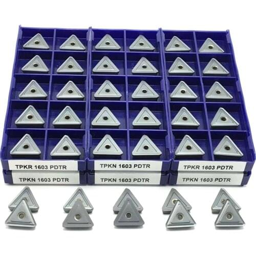 TPKR1603 TPKN1603 PDTR LT30 carbide PVD coating CNC turning tool TPKR 1603 stainless steel processing TPKN 1603