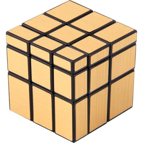 YKS Magic Mirror Cube Professional Gold&Silver Shiny Cube Magico Cast Coated Puzzle Speed Twist Learning and Education Toys New