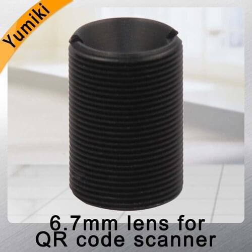 Yumiki HD 3MP 6.7mm F5.0 1/4" 36 Degrees M7*P0.5 Mount Board Lens for HD QR code