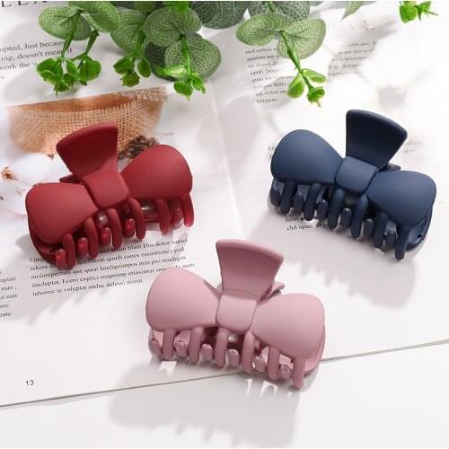 Fashion Hot Sale large Crab Simple Acrylic Hair Claw Resistance to falling for girls Women Hair Accessories