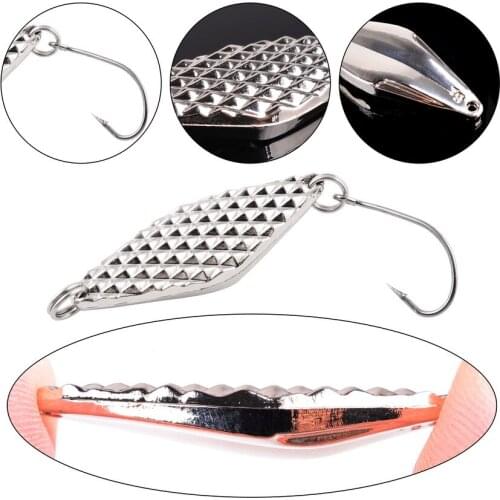 Fishing spinner bait 3.5g 5.5g spoon lure metal baits sequins hook isca artificial fish wobbler feeder carp spinnerbait