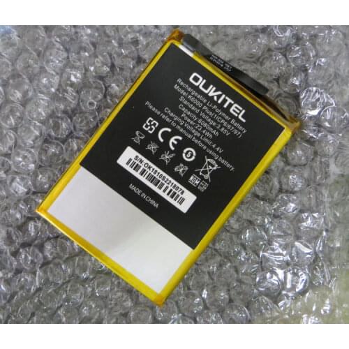 100% New Replacement Battery for OUKITEL K6000 plus K6000plus Mobile phone Rechargeable Li-polymer Battery 6080mAh In stock