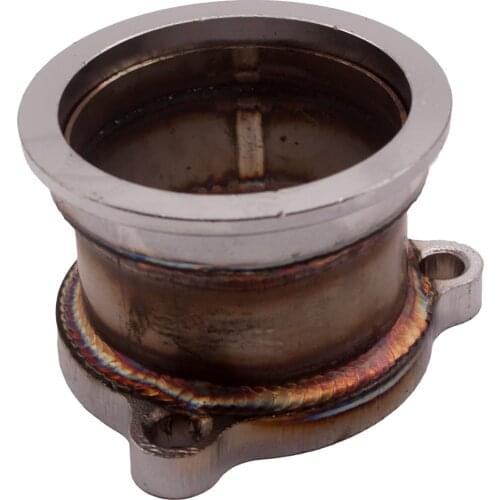 2.5" T3 T4 T04E 3 Bolt TO 2.5" V-Band Turbo Downpipe Adapter Flange
