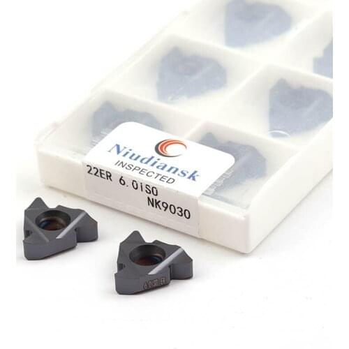 22ER 3.5ISO 4.0ISO 4.5ISO 5.0ISO 5.5ISO 6.0ISO NK9030 CNC Lathe External Thread Turning Tools Carbide Cut Insert Machining Steel