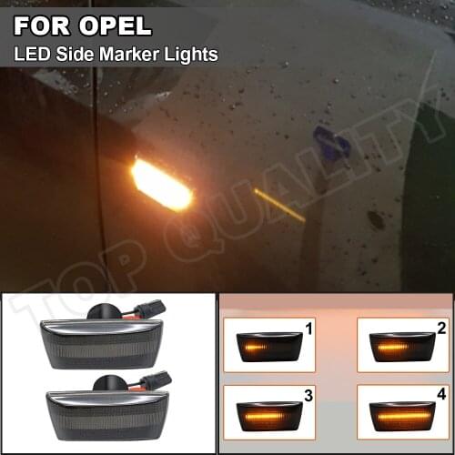 2X Error Free For Chevrolet Cruze J300 J305 J308 Aveo T300 Orlando J309 Vectra Zafira Dyanmic Side Marker LED Turn Signal Lamp