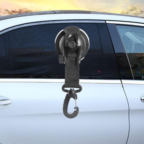 4pcs Outdoor Suction Cup Anchor Securing Hook Tie Down Camping Tarp Car Side Awning Pool Tarps Tents Carabiner