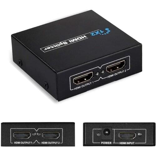 4K 1080P HDMI Splitter 1*2 with 3D HDCP1.3 for HDTV/DVD/PS3