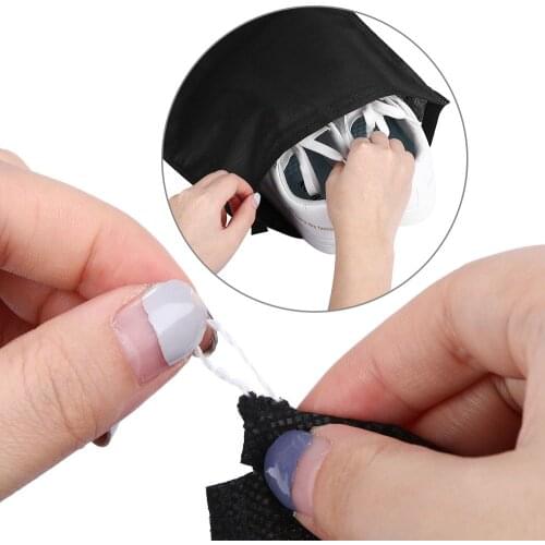 5 PCS Travel Non-woven Portable Useful Storage Pouch Shoes Bag Drawstring Protector Container