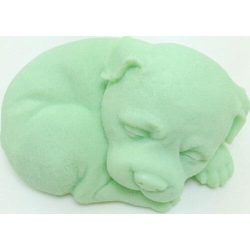 AL013 Puppy Dog shape silicone mold Handmade Soap Clay craft mold DIY decoration tools
