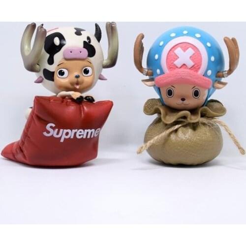 Anime Figure O.n.e.P.i.e.c.e Brand Pillow Cow Chopper Bag Bag Chopper Q Version Doll Boxed