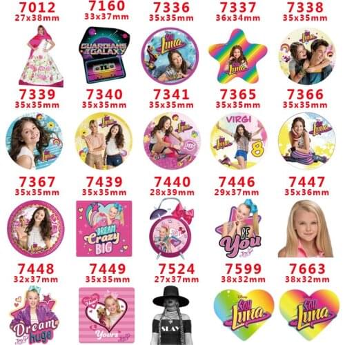 Free shipping 30 pcs character planar resin PR 7012