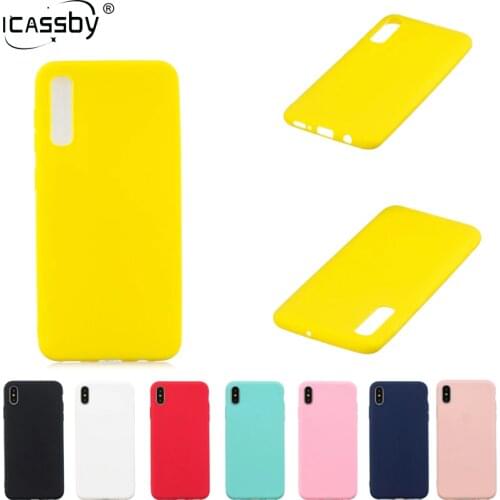 For Samsung Galaxy A30 A50 A40 A70 M10 M30 M20 Case Candy Color Silicone Back Cover Funda for Samsung A30 A50 M10 M20 M30 Case