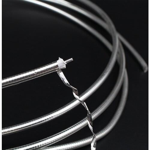 ODIN DIY Digital Coaxial Cable Power Cord Silver Core Bulk Cable Sell Per 1m for DIY Amplifier CD Player Home Theater