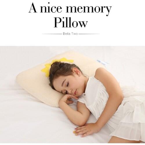 Baby Memory foam material cotton surface comfortable infant shapable flat sleeping infant pillow on sale b-bpt002