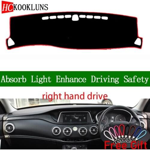 For JAC REFINE S7 2016 2018 Right Hand Drive Dashboard Cover Car Stickers Sun Shade Dash Mat Carpet Interior Accessories