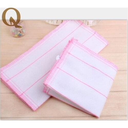 2017 Hot Sale New Cotton Fiber Wash Towel Non-stick Oil Cotton Washing Cloth Cleaning Towel 28*28 Cm Kitchen Cleaning Cloth