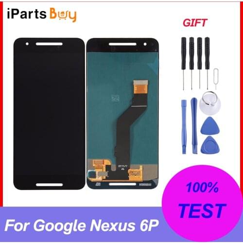 IPartsBuy for Google Nexus 6P LCD Touch Screen Digitizer Full Assembly for nexus 6P Replacement