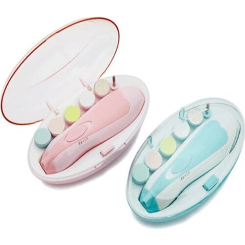 6 In 1 Ergonomic Design Electric Nail Clipper Manicure And Pedicure Nail Clippers Grooming Set With LED Light