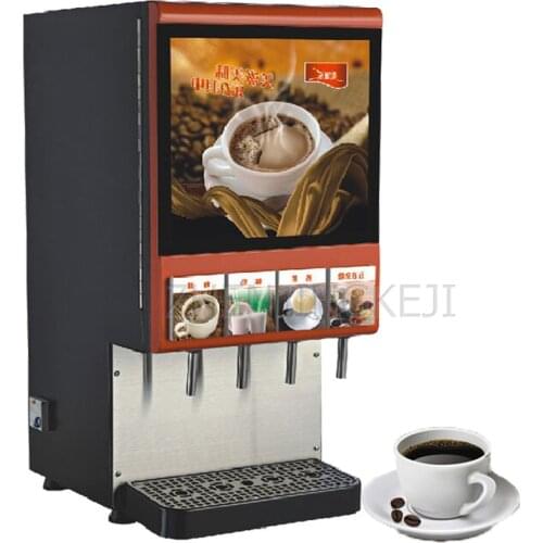 Commercial Coffee Milk Tea Machine Four Flavors Now Tuned Drink Prevent Dry Burn High Precision Fully Automatic Instant Machine