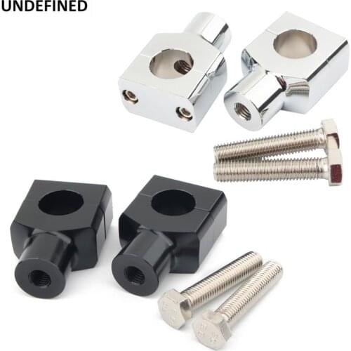 1" 7/8" Handlebar Riser Kit Motorcycle For Harley Honda Yamaha Suzuki Kawasaki Triumph Aprilia Ducati 22mm 25mm Handle Bar