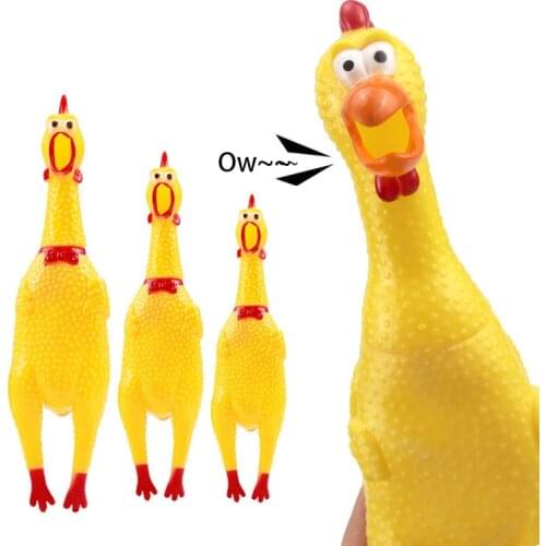 Screaming Chicken Squeeze Sound Toys Pet Dog Toy Products Impatient Decompression Tool Screaming Exhaust Chicken