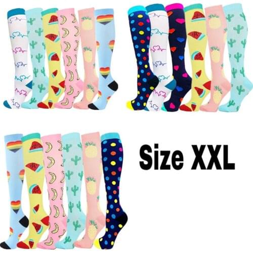 AM Compression Socks Dropship Medical Nursing Varicose Veins Compression Socks Fit Outdoor Men Women Running Sports Anti Fatigue