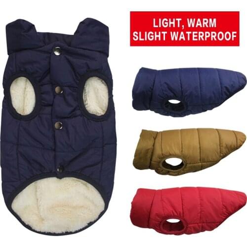 Dog Clothes Winter Down Jacket For Dogs Windproof and Cold Proof Dog Costume Outdoor Pet Clothing for Small Medium Large Dogs