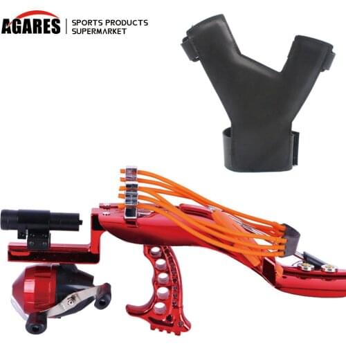 Hunting Fishing Slingshot Shooting Catapult Bow with Fishing Reel Sling Shot Catapult Crossbow Bolt Shooting Fish 2020 New