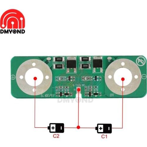 Equalization Board Pressure Equalizing Plate for 3.0V 2.85V 2.7V Two Serial Strings 3000F Super Farad Capacitors Ultracapacitor