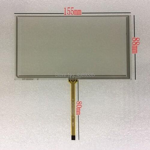 6.2" resistance touch panel Intermediate position cable ST06204 155mm*88mm